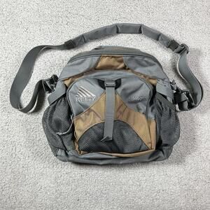 Kelty Jaunt Back Pack Bag Adjustable Lumbar Waist Pack Gray Strap Pockets